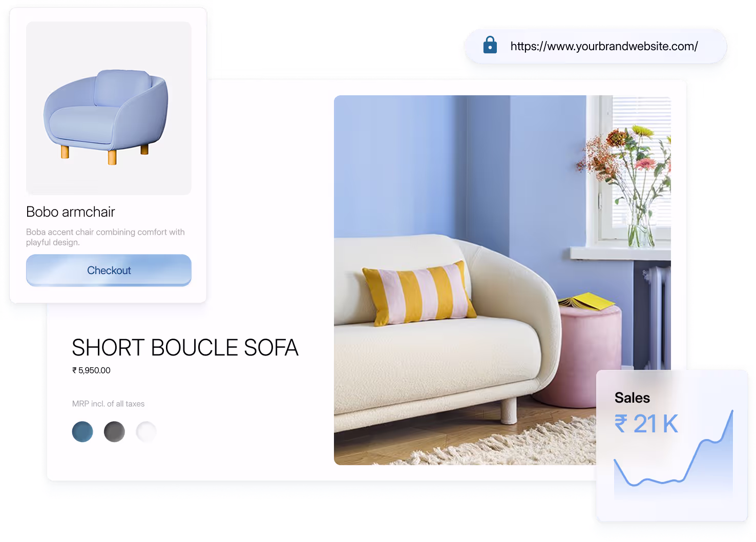 Storefront Hero Section Illustration - Desktop
