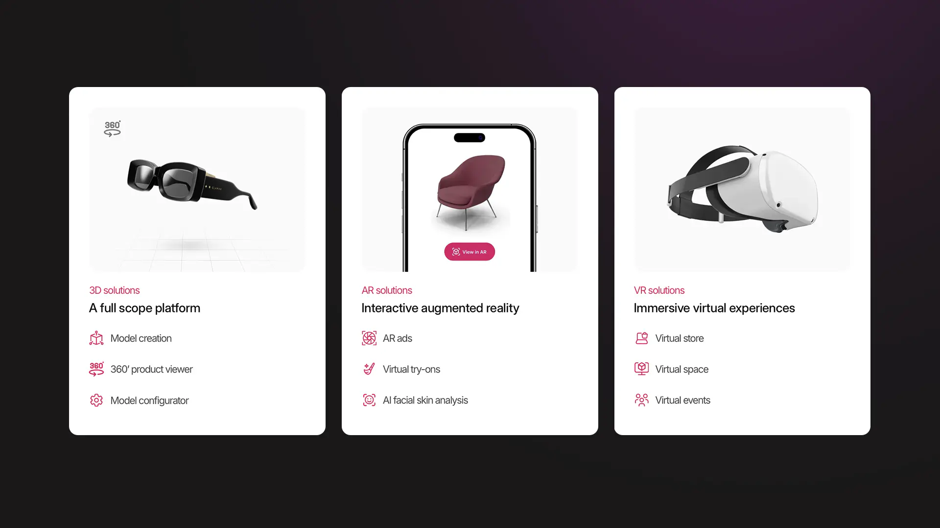 Comprehensive AR and VTO solutions on GlamAR