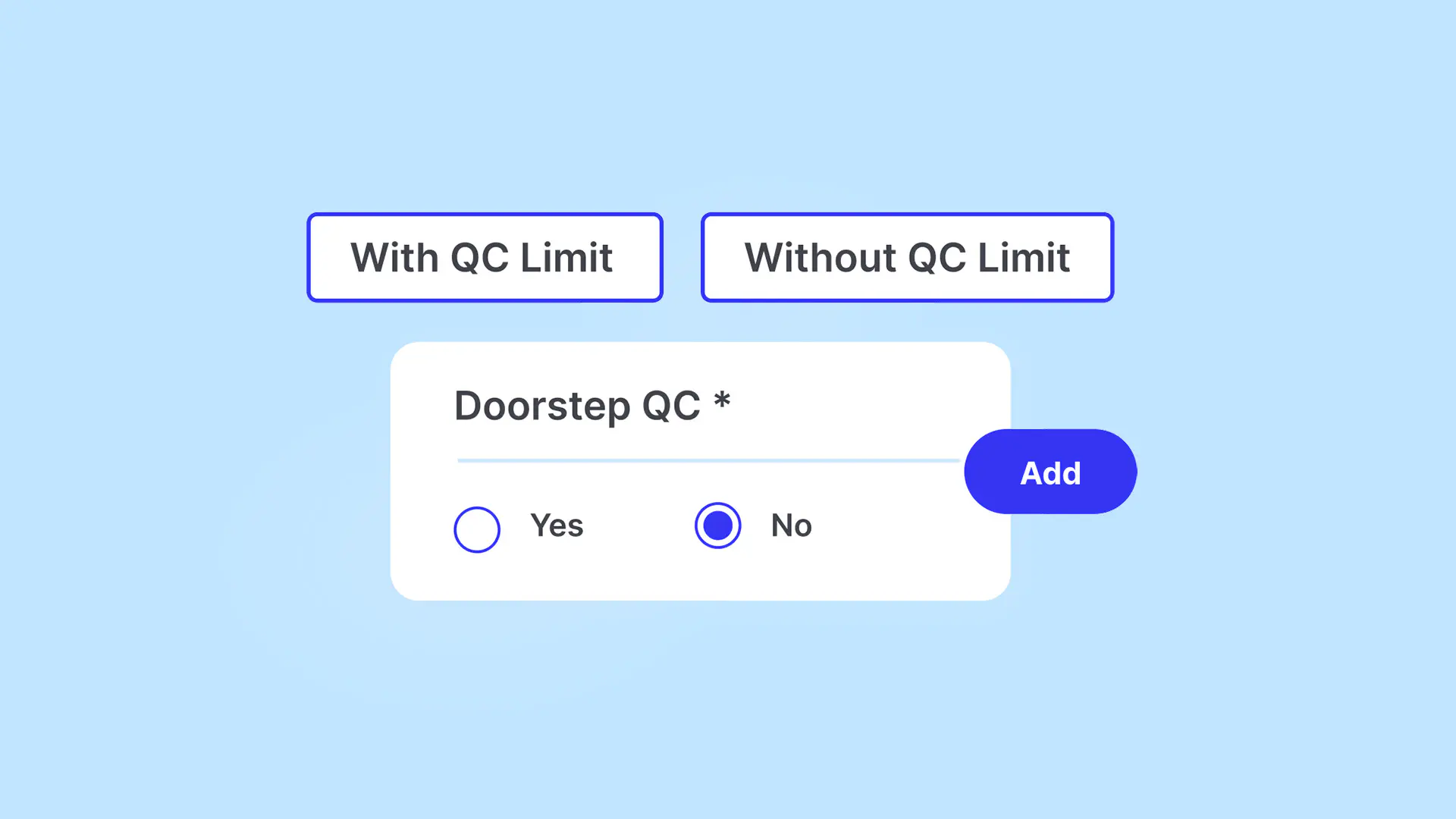 QC limits for multi-quantity return shipments
